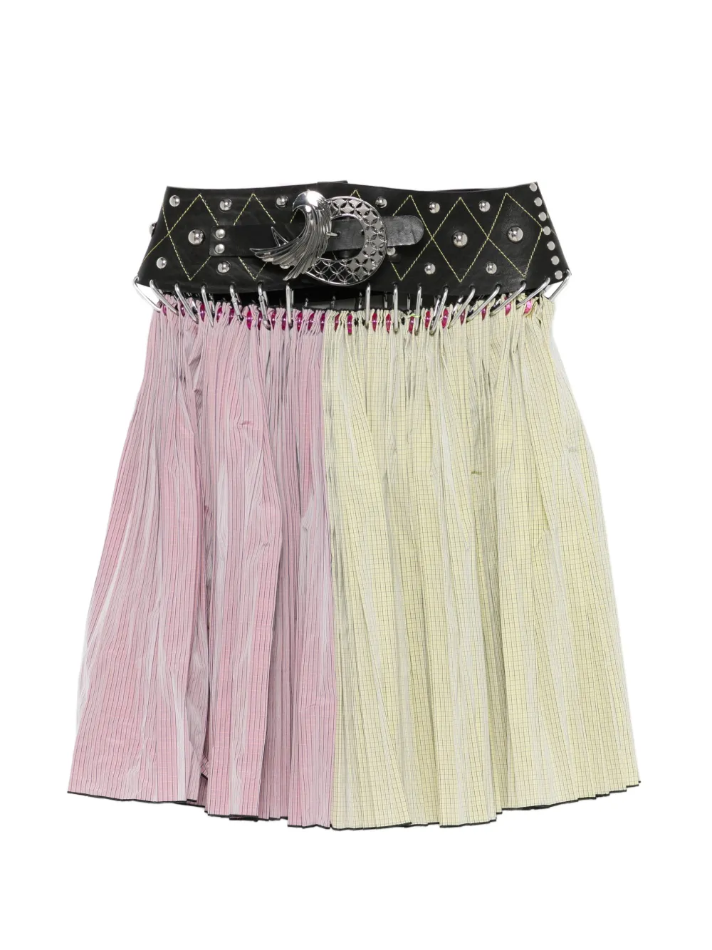 Chopova Lowena Clover belted midi skirt - Rosa