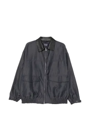 Comme Des Garçons Homme Zipped Checked Jacket | Neutrals | FARFETCH
