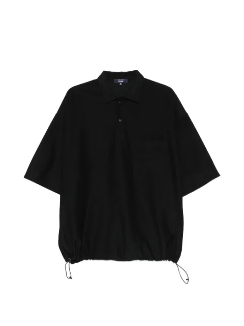 Comme des Garçons Homme playera tipo polo con dobladillo elástico