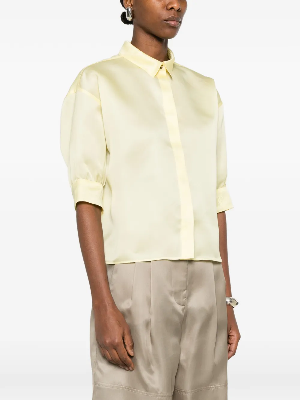  Alberta Ferretti Buttoned Shirt - Yellow 
