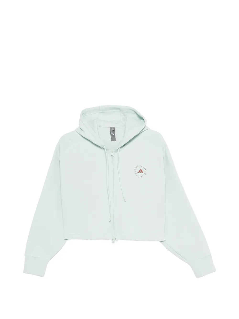 adidas by Stella McCartney logo-print sweatshirt - Verde