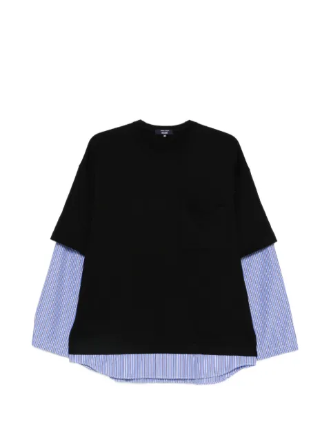 Comme des Garçons Homme layered sweatshirt