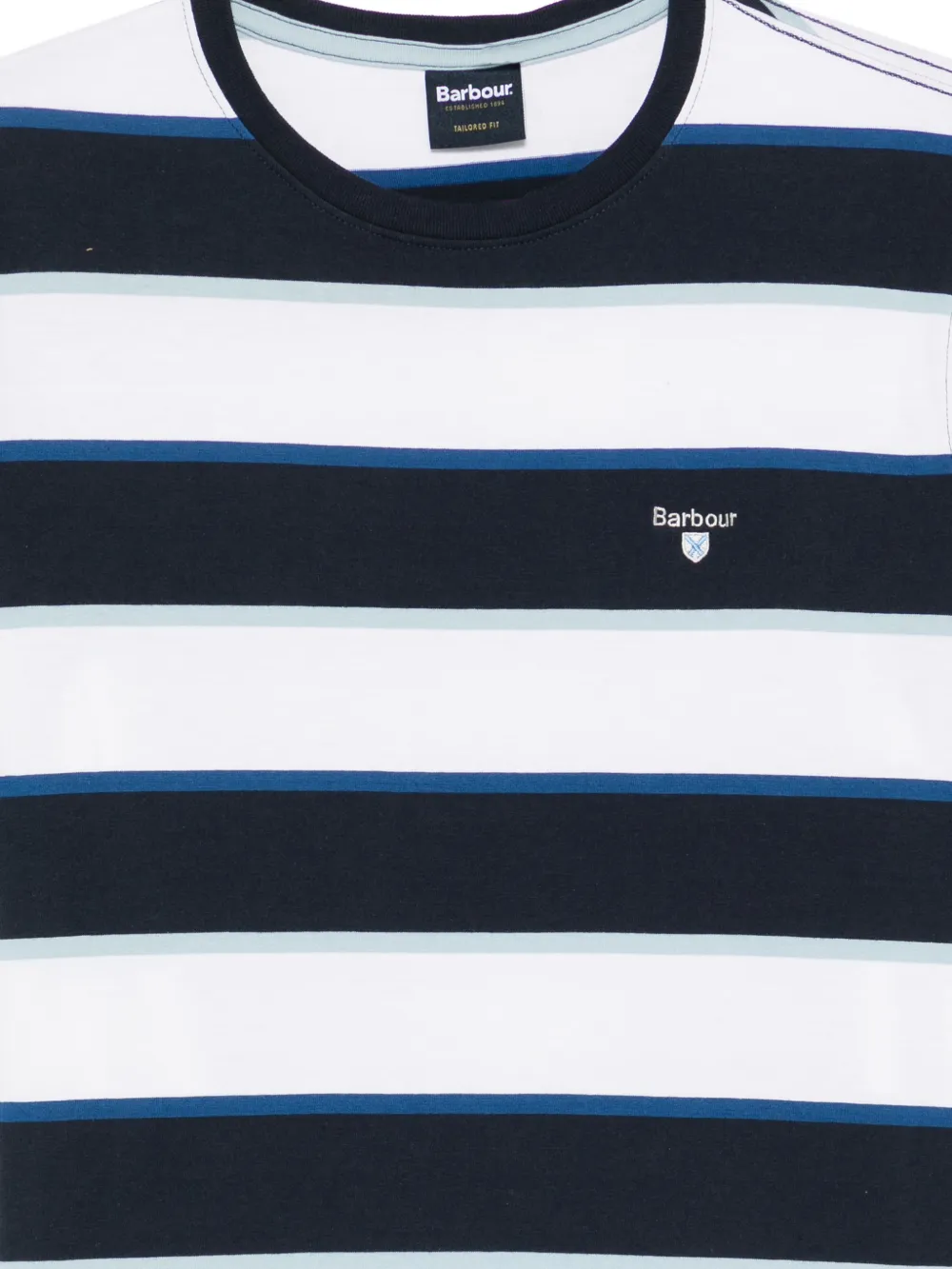  Barbour Camiseta Meldon A Rayas - Azul 