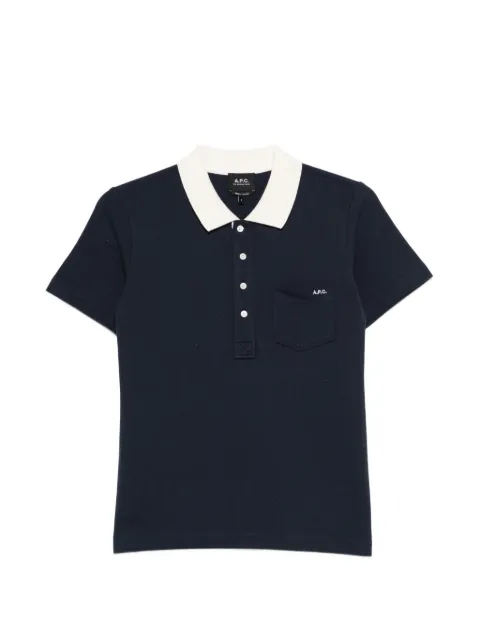 A.P.C. pocket collared polo shirt