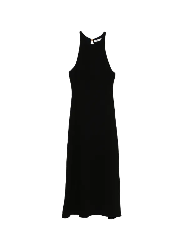 BLAZÉ Milano Skyros Racerback Maxi Dress in Black