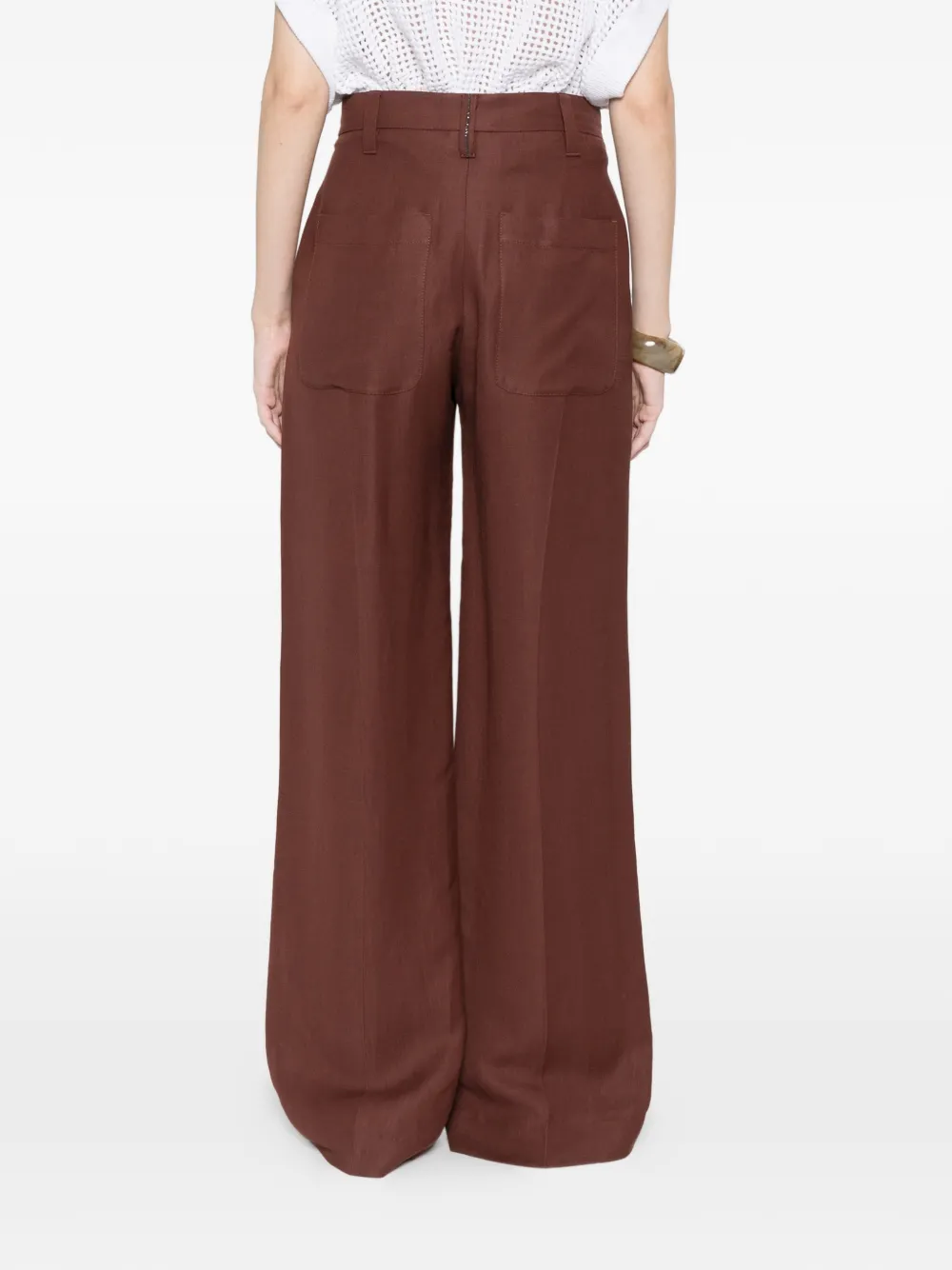 Brunello Cucinelli Plooibroek Bruin