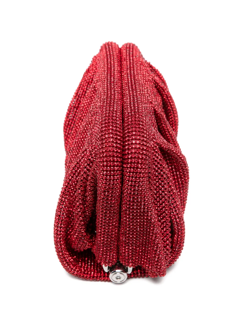 Benedetta Bruzziches Clutch verfraaid met kristallen Rood