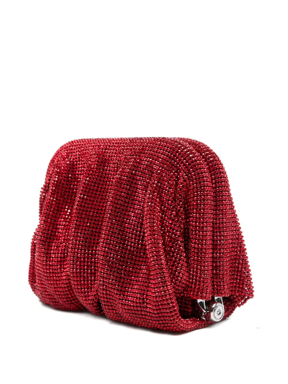 Benedetta Bruzziches Clutch verfraaid met kristallen Rood