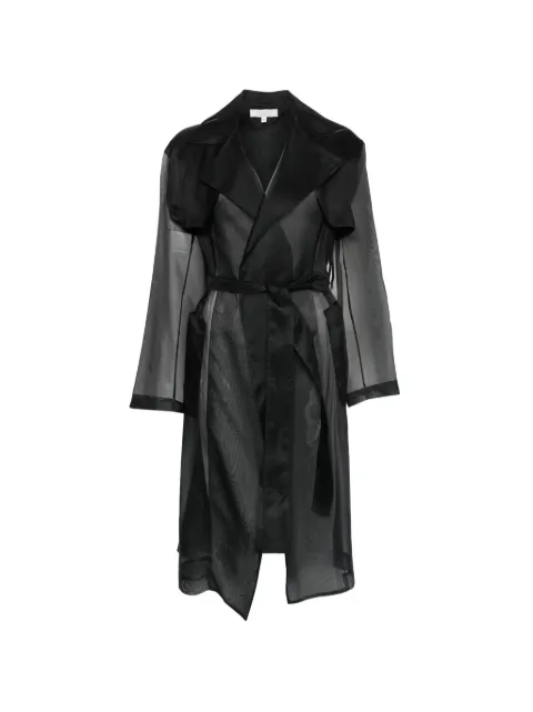 Antonelli belted sheer coat