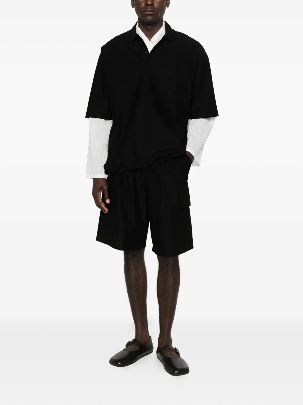 Comme des Garçons Homme Cargo shorts Zwart