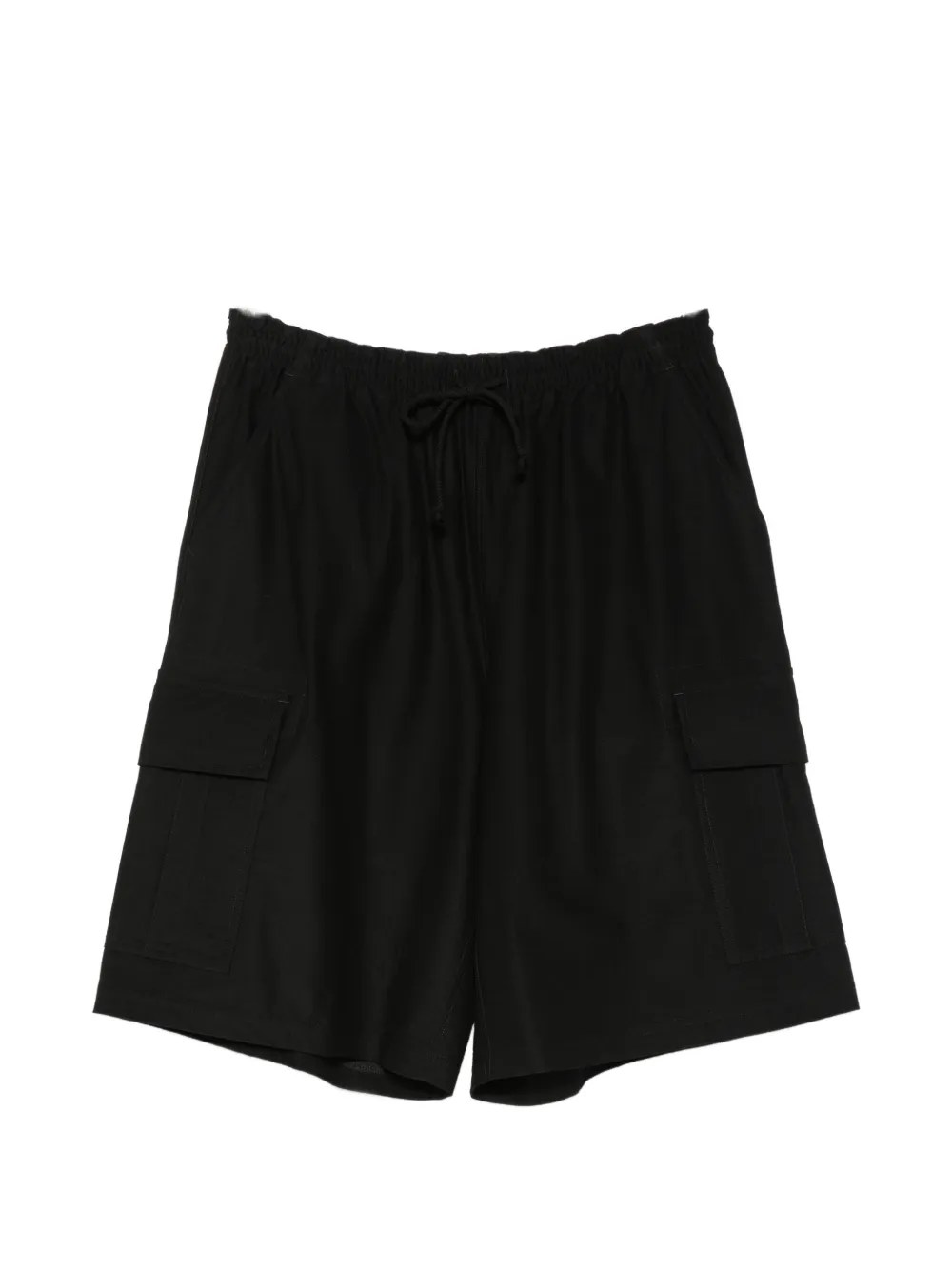 Comme des Garçons Homme drawstring-fastening cargo shorts - Black