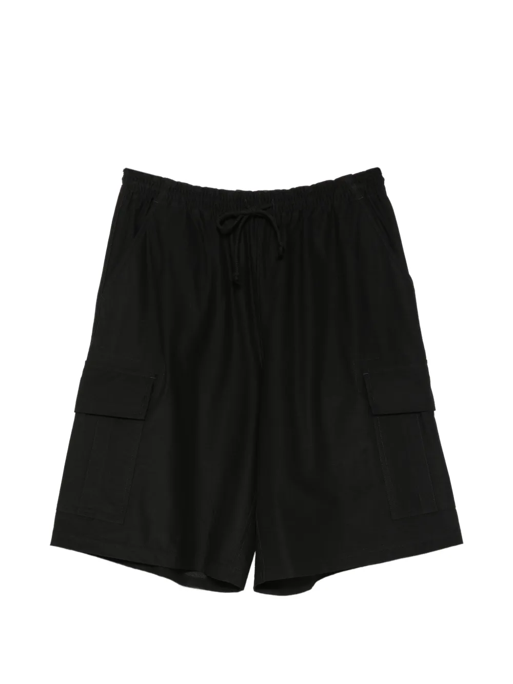 Comme des Garçons Homme drawstring-fastening cargo shorts - Nero