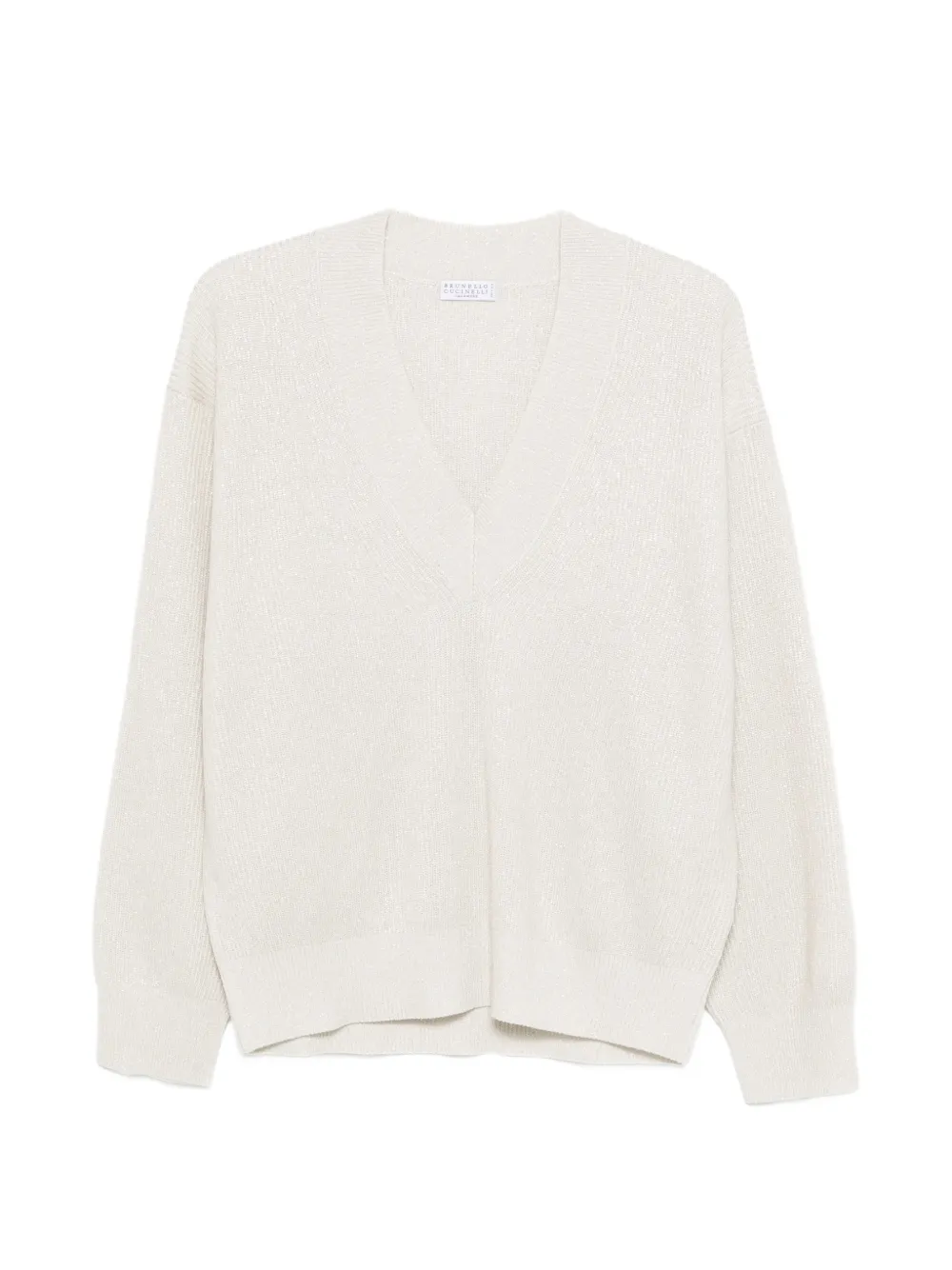 Brunello Cucinelli V-neck sweater - Toni neutri
