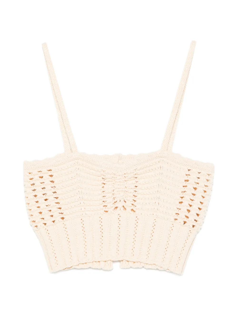 Forte Forte crochet top - Toni neutri