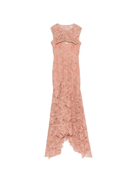 Costarellos lace cut-out maxi dress