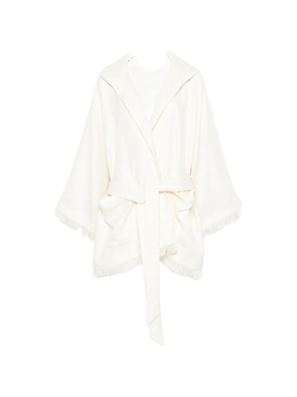 BATAKOVIC Belgrade fringed pocket coat - Nude