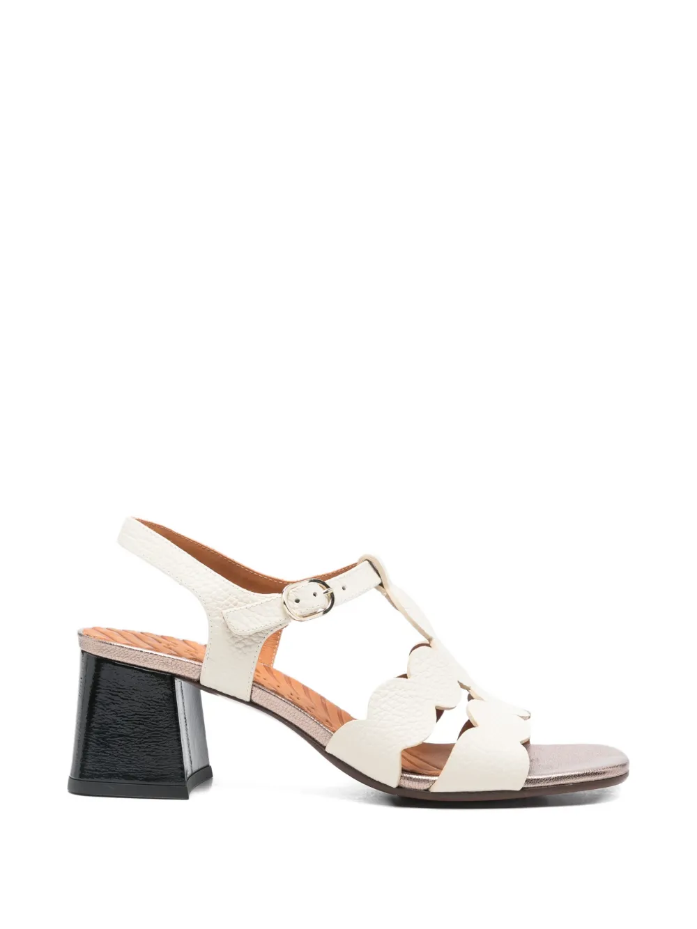 Chie Mihara Linaza gewelfde sandalen Wit