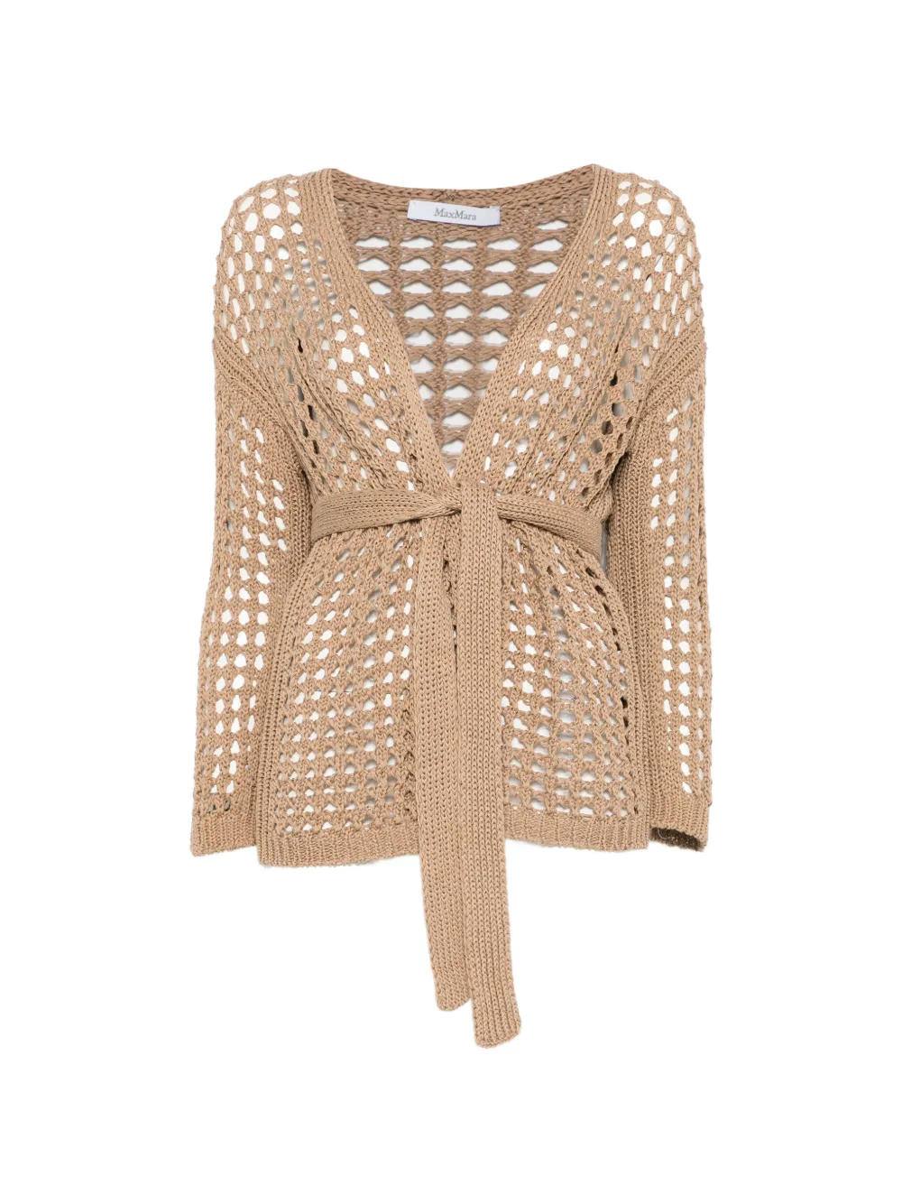 Max Mara Mxpgelo long-sleeve cardigan - Toni neutri