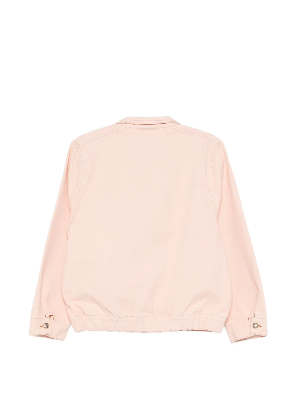  Blazé Milano Topstitched Button Coat - Pink 