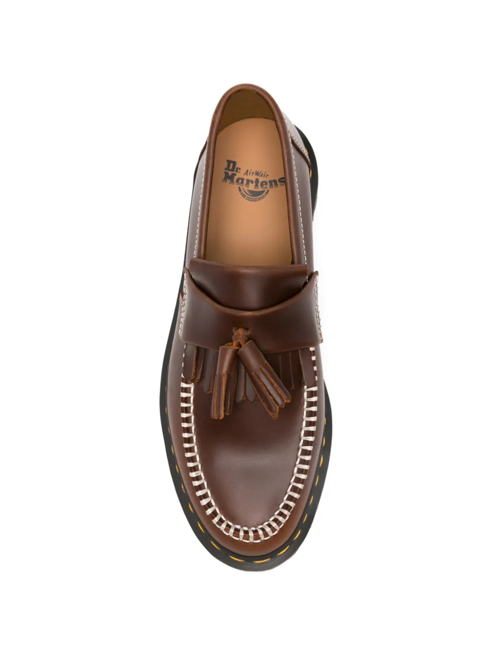 Dr. Martens Adrian Orleans loafers met kwastje Bruin