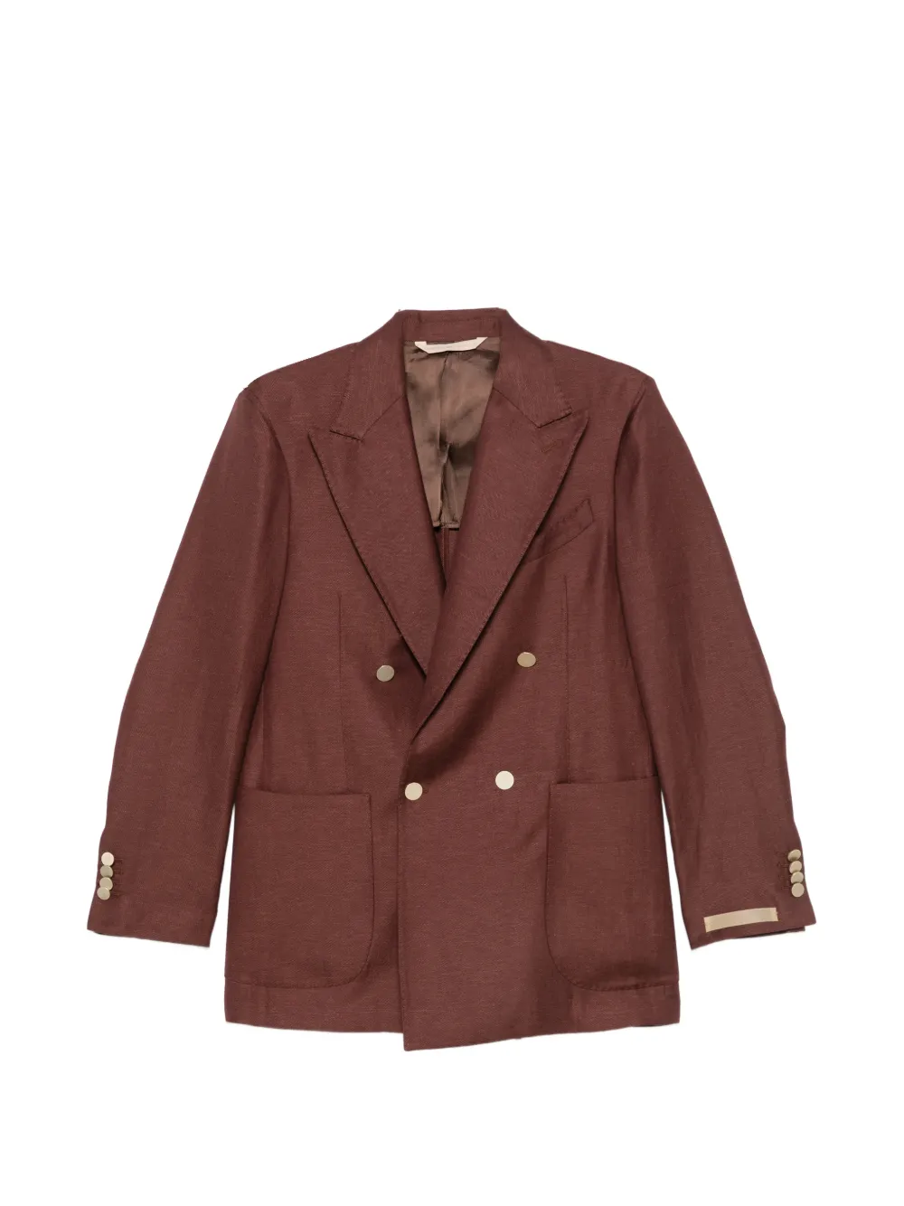 Briglia 1949 double-breasted peaked-lapel blazer - Rosso