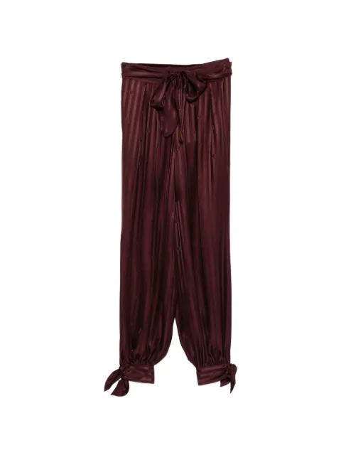 ZIMMERMANN striped tie-detail trousers