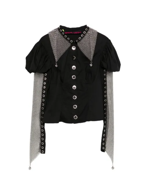 Chopova Lowena Titan chain buttoned shirt