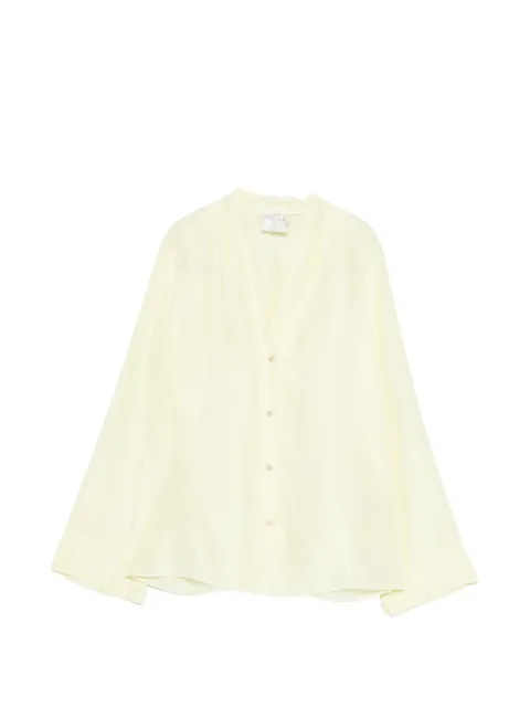 Forte Forte V-neck long-sleeves shirt