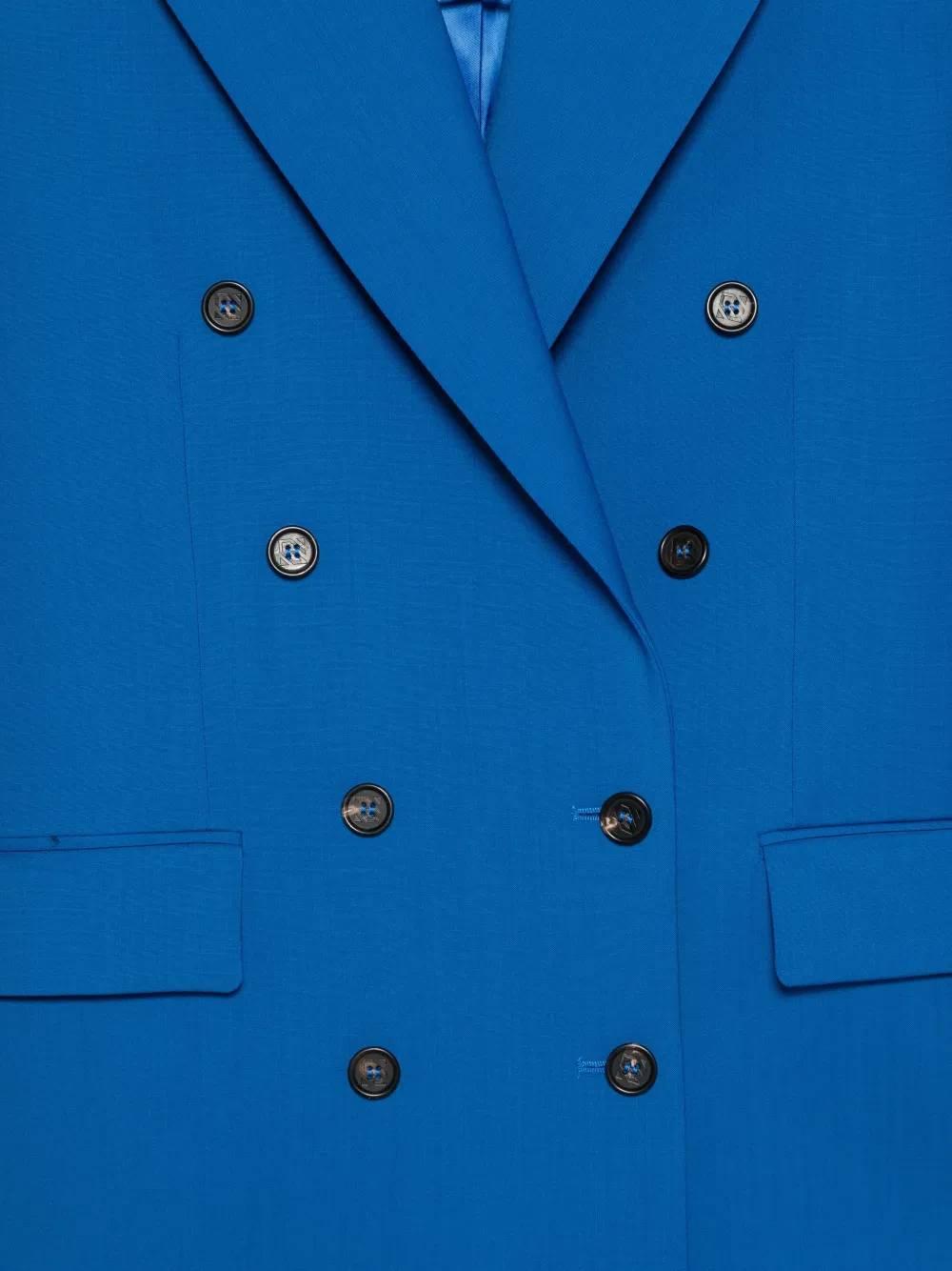  Giuseppe Di Morabito Double-breasted Pleated Jacket - Blue 