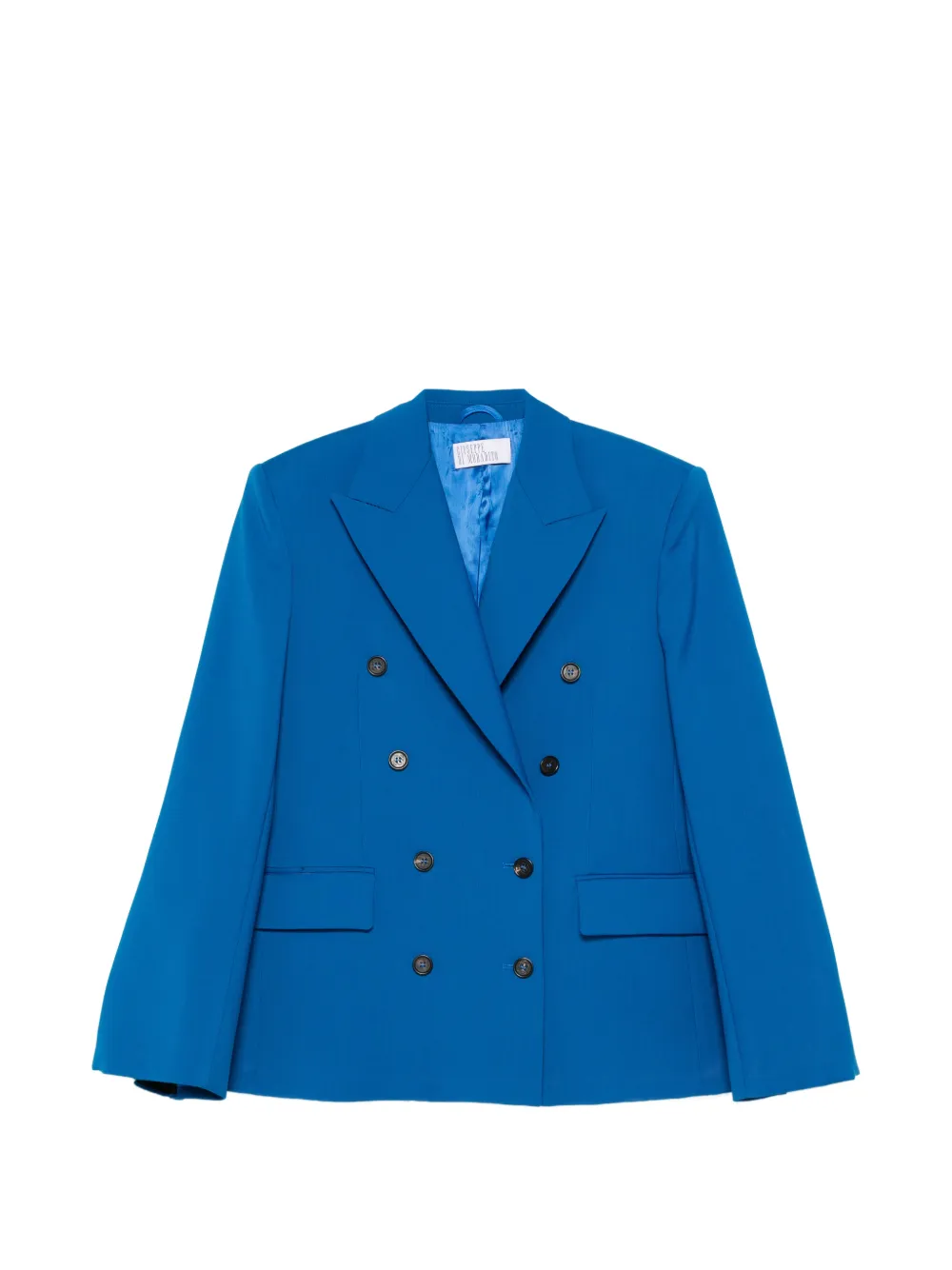 Giuseppe Di Morabito double-breasted pleated jacket - Blu