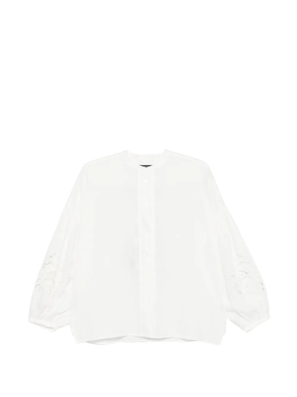 Weekend Max Mara Destro floral-embroidered shirt - Bianco