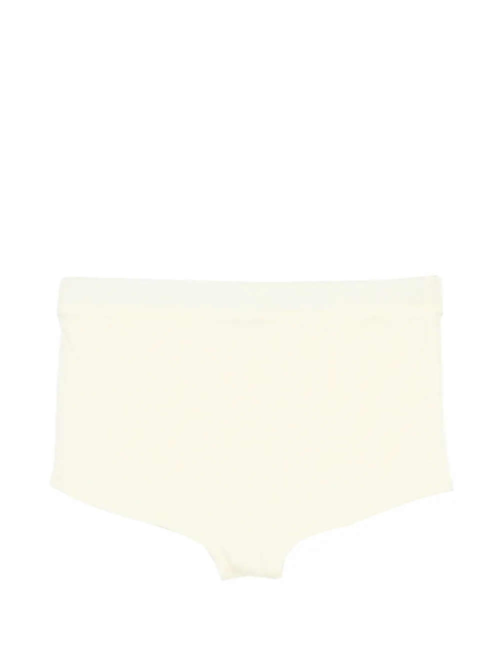  Entire Studios Booty Buttoned Mini Shorts - Yellow 