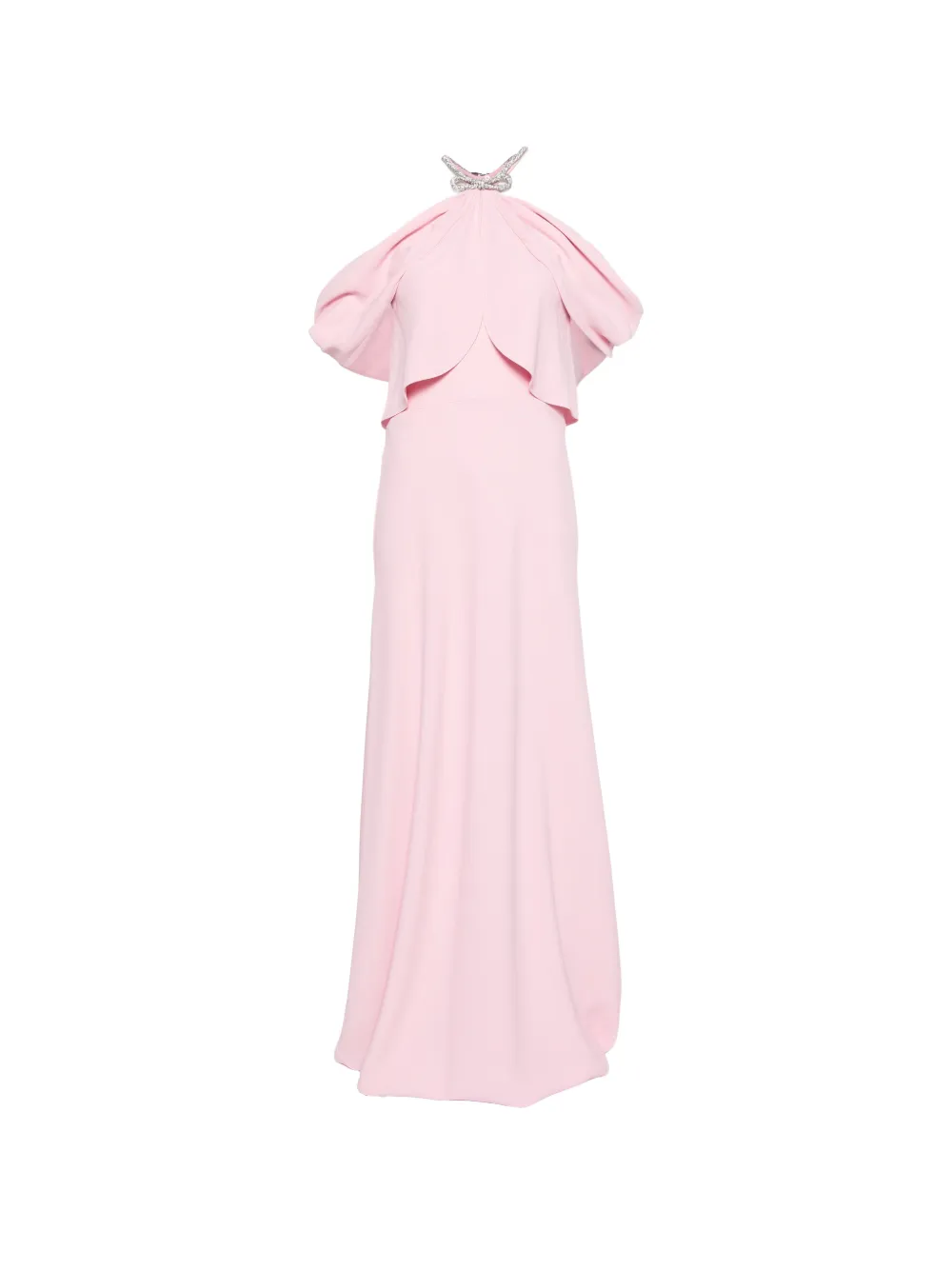 Alberta Ferretti halterneck maxi dress - Rosa
