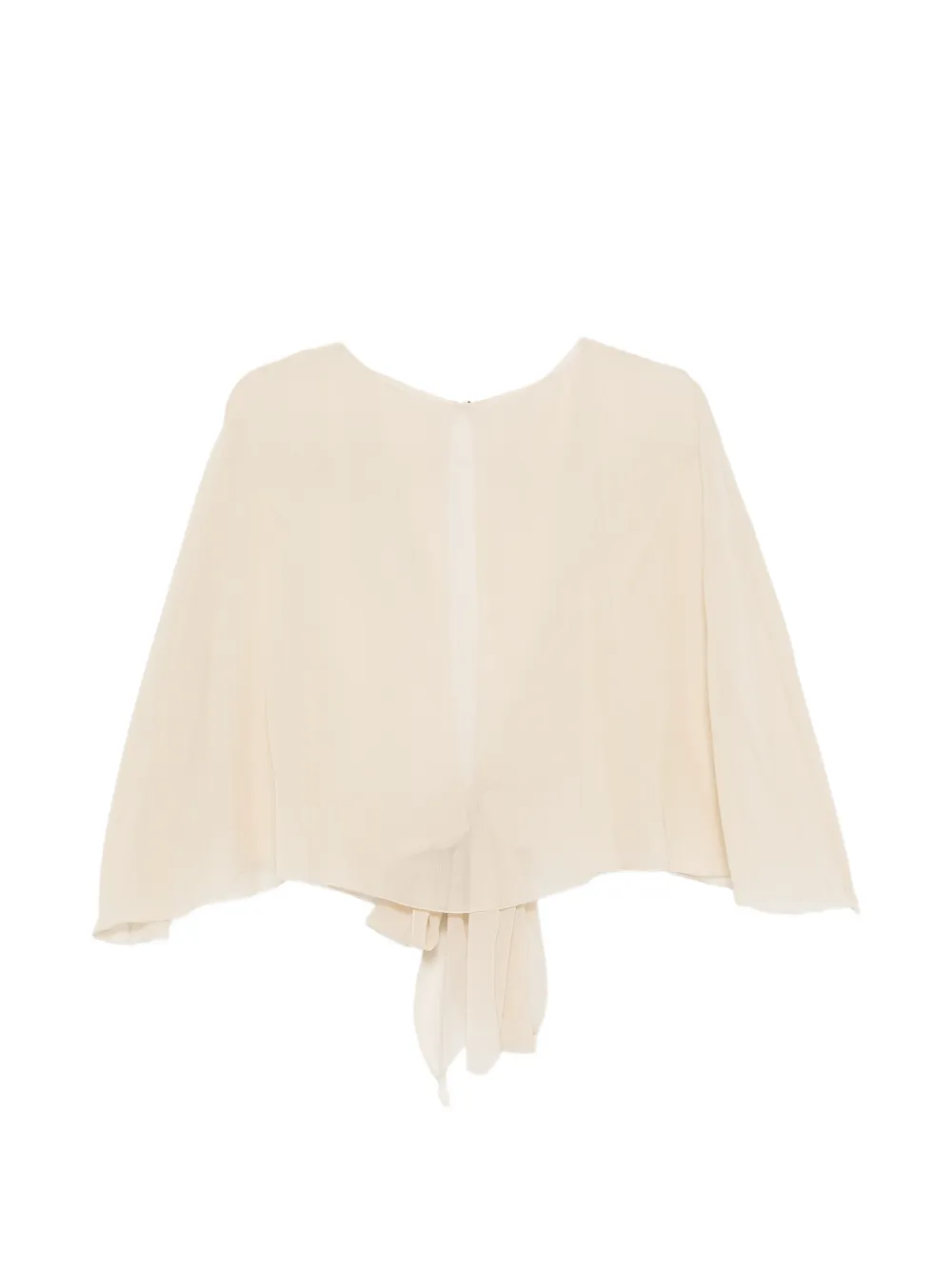 Antonelli Christian tie-knot cape - Nude