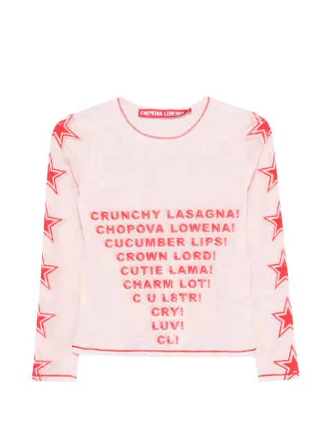 Chopova Lowena top Chunchy Lasagna