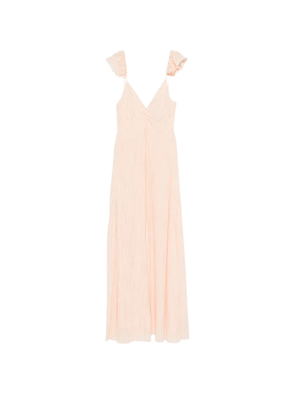Forte Forte ruffled-detail maxi dress - Rosa