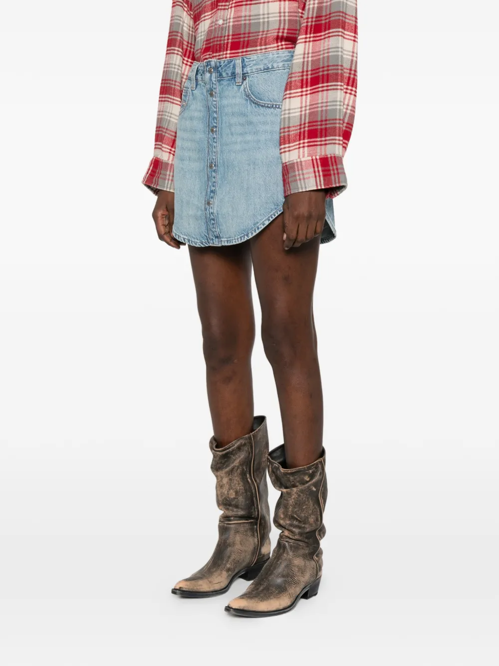  Diesel De-ard Mini Skirt - Blue 