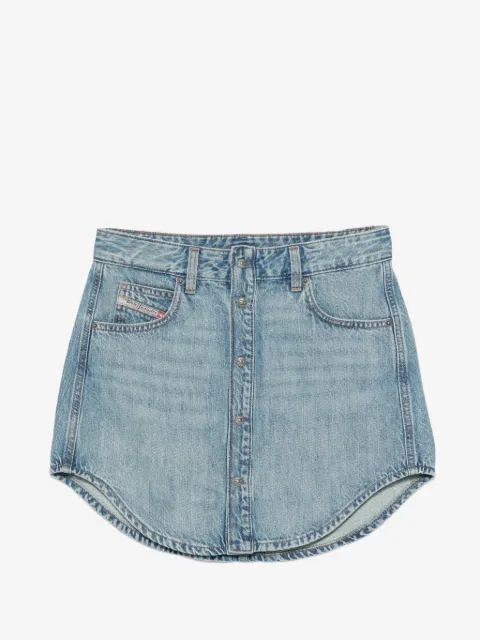 Diesel denim button-front miniskirt