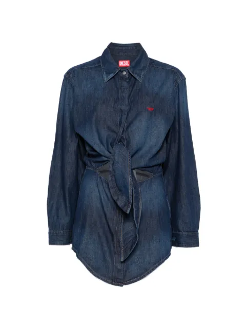 Diesel tie-front dress