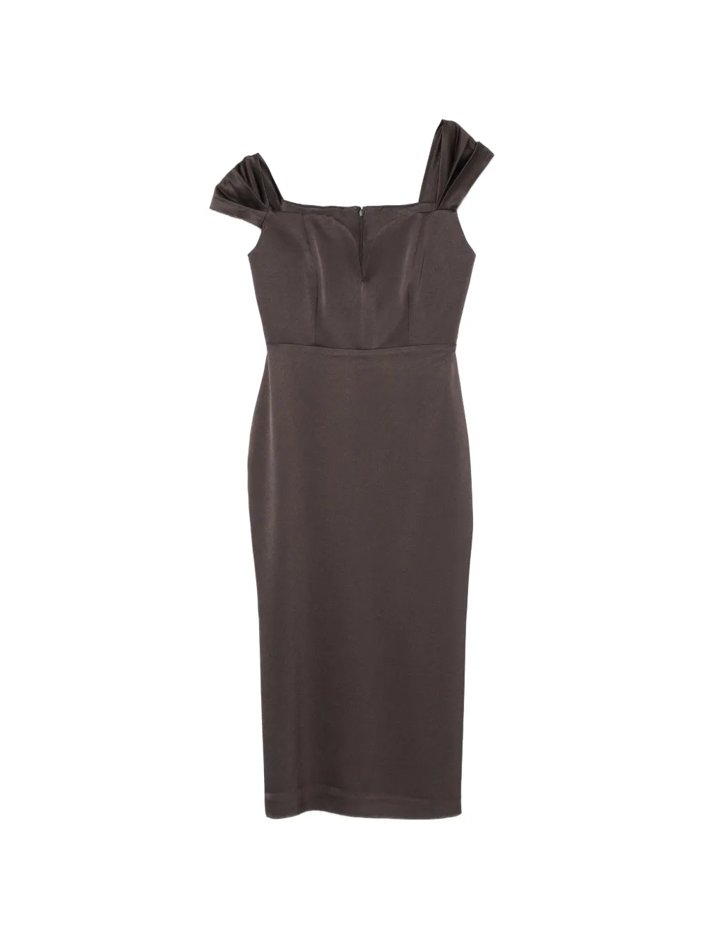Alex Perry V-neck midi dress - Grigio