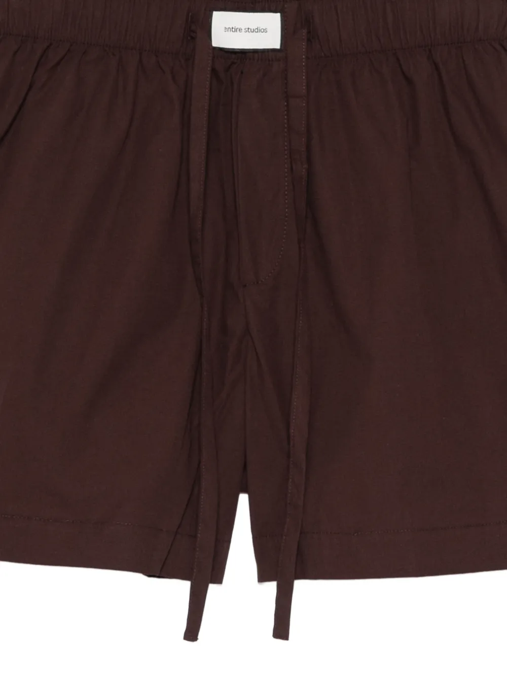  Entire Studios Drawstring Shorts - Brown 