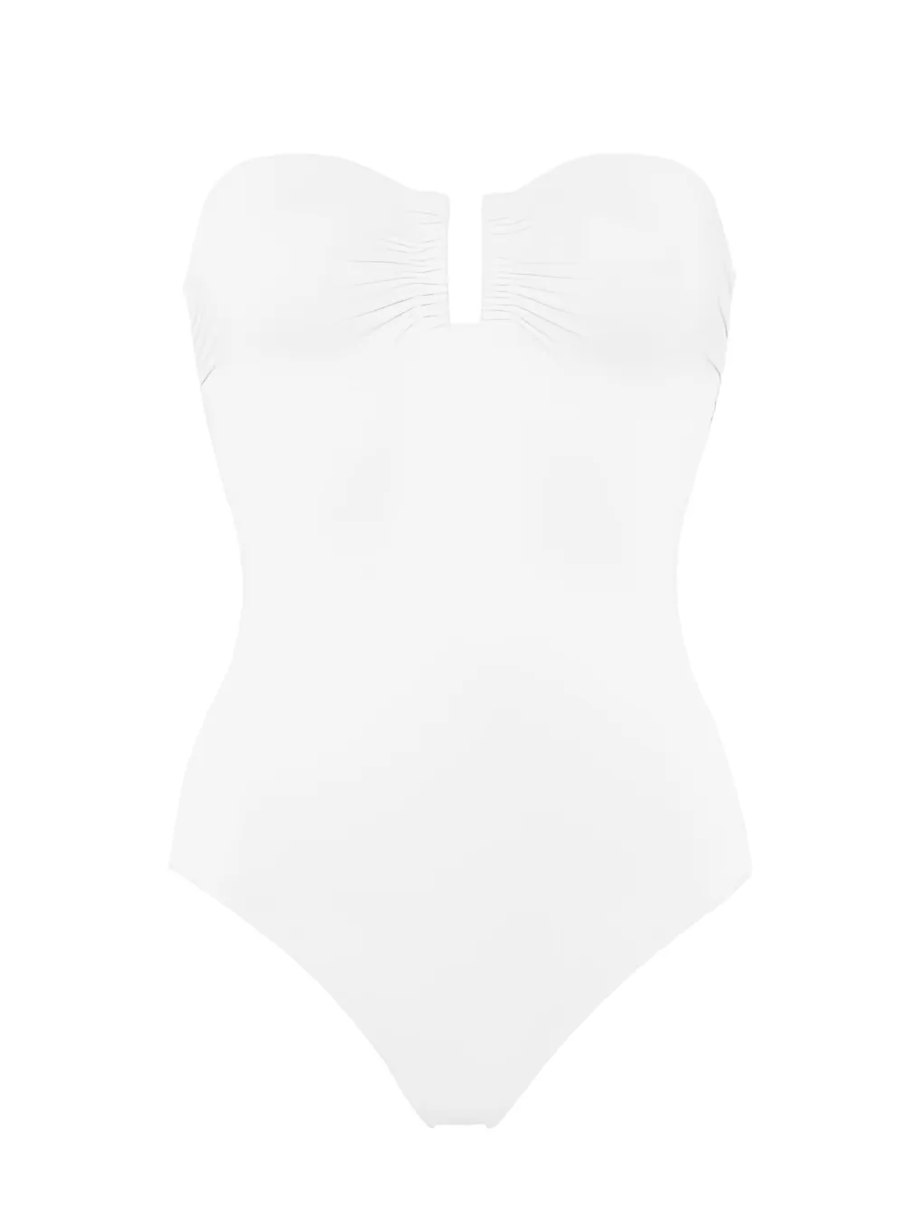 ERES Cassiopée ruched swimsuit - Bianco