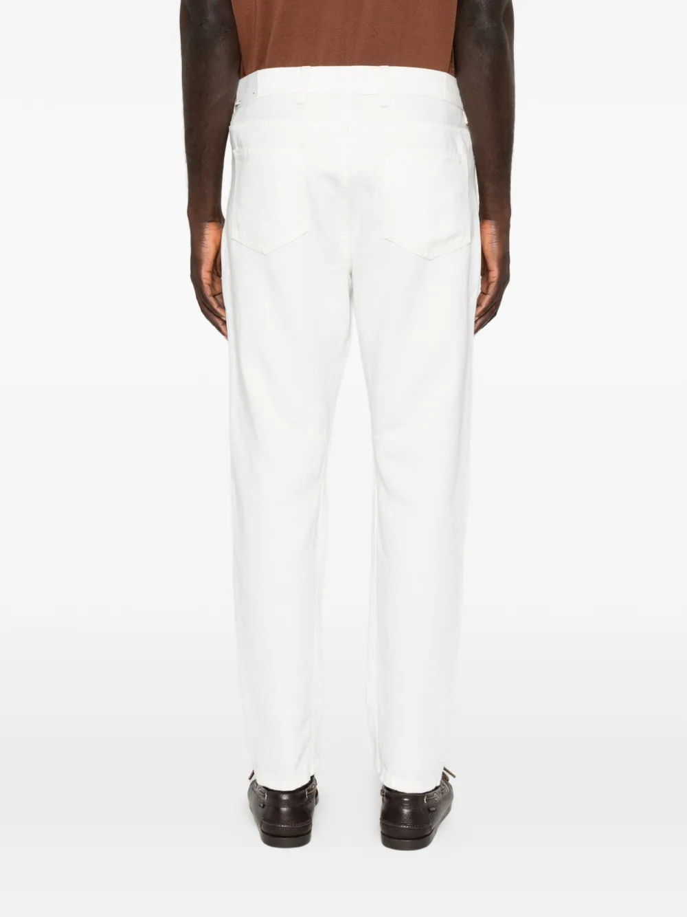 Eleventy Five-pockets Jeans In White