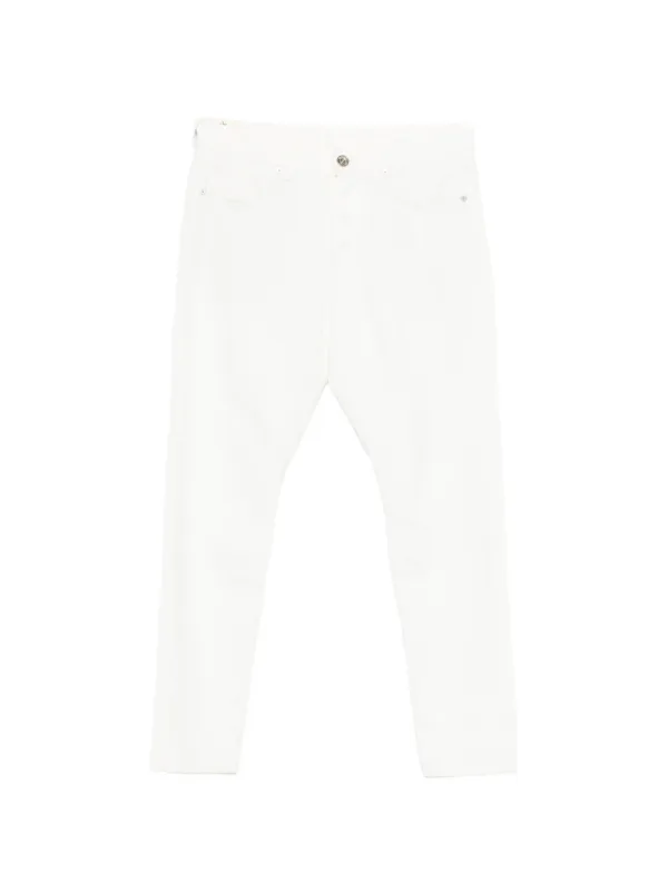 Eleventy Five-pockets Jeans in White