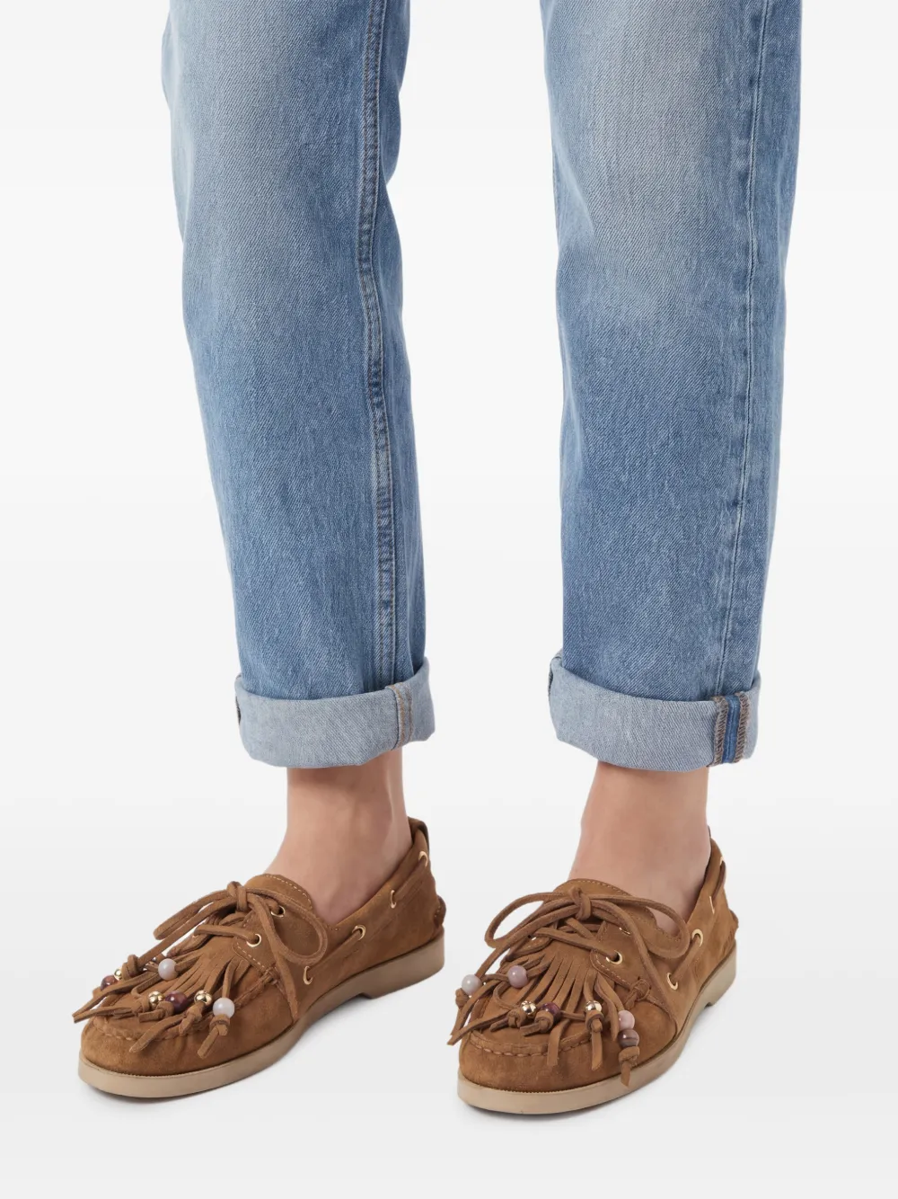 Golden Goose Cruise loafers met kwastje Bruin
