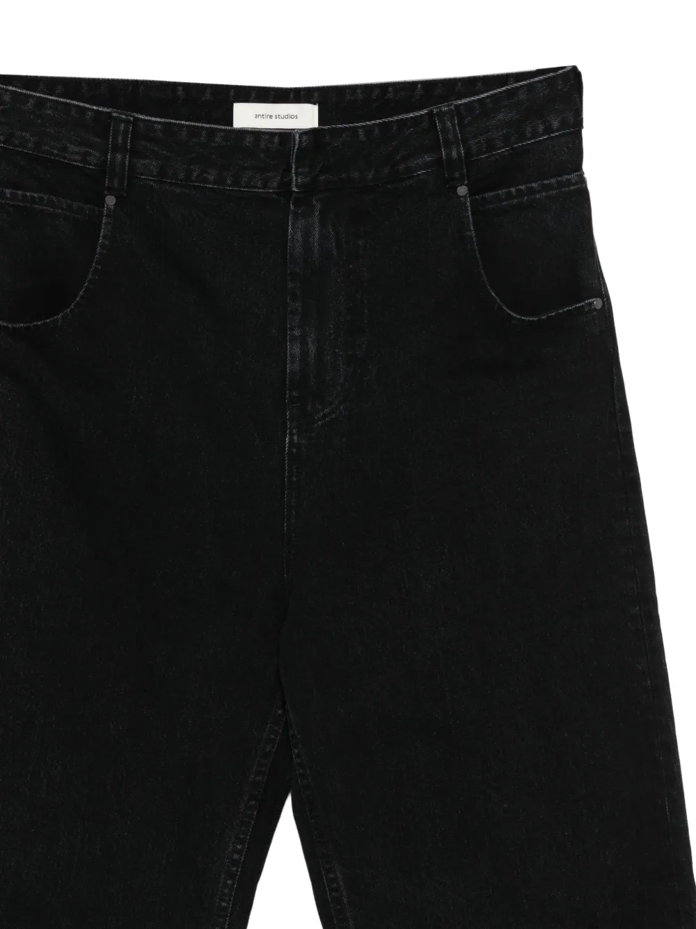  Entire Studios Black Wide-leg Jeans 