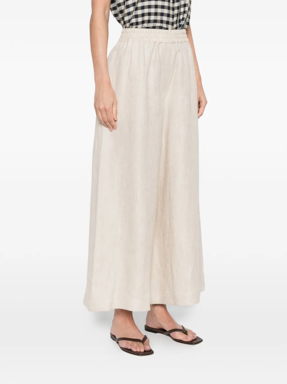  Weekend Max Mara Felino Elasticated Cropped Trousers - Neutrals 