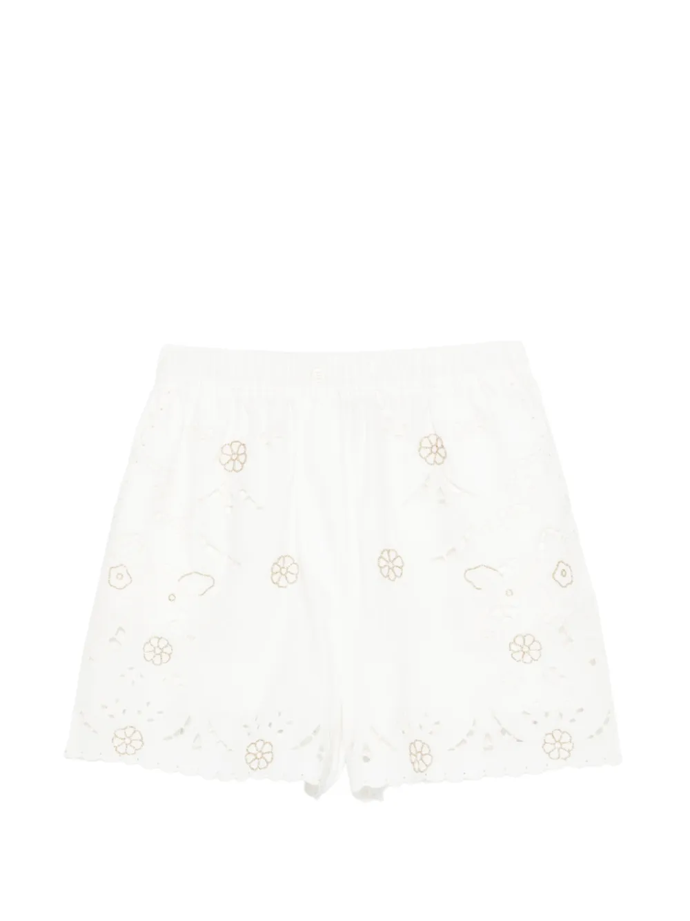 Forte Forte broderie-anglaise shorts - Bianco