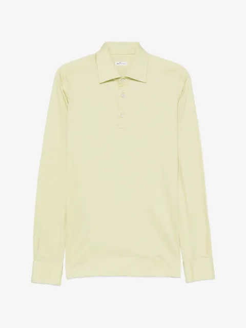 Kiton playera tipo polo Positano de manga larga