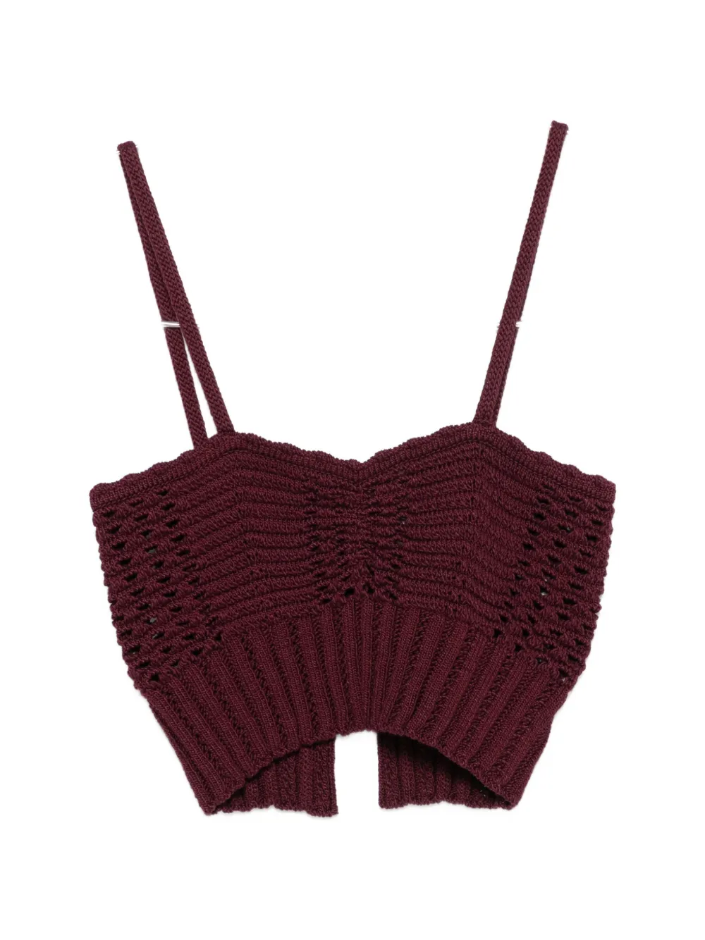 Forte Forte button bordeaux top - Rosso